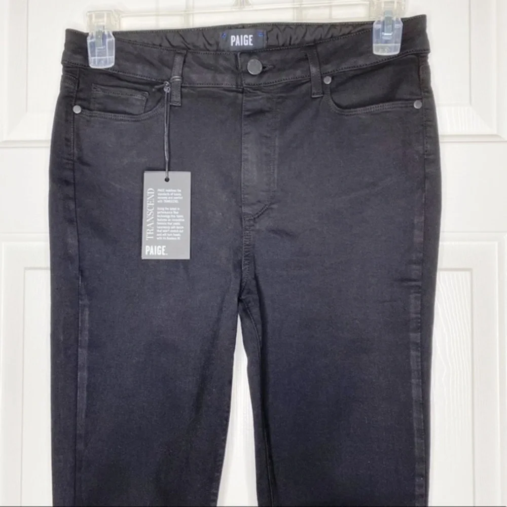 PAIGE Revolve Hoxton Ultra Skinny Jeans Black Boho Bohemian NWT